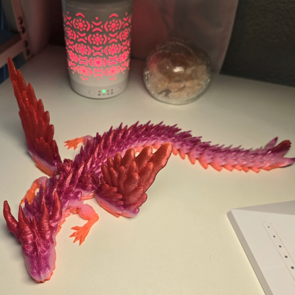 3D Printed Winged Dragon
